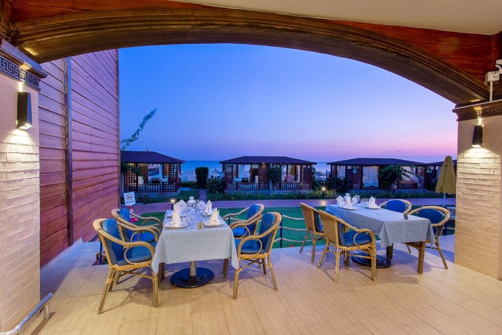 Hôtel Antalya - Belek | Pine Beach Resort | Complexe hôtelier En bord de plage | Plage privée-Snack-Turquie 12 Plage Bar 2022