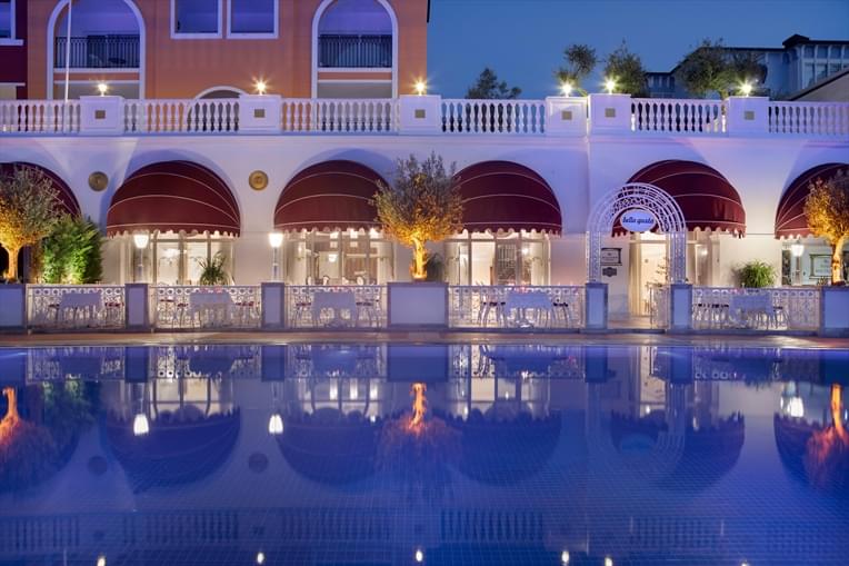 Parc Aquatique d'Hôtel de luxe Amara Dolce Vita à Antalya - Turquie-Restaurant