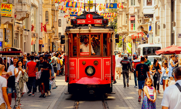 Votre guide de Beyoglu, Istanbul  - l'avenue de Taksim-Hotel Turquie
